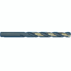 Morse Cutting Tools 80680 Jobber Drill, #36 Dia., 0.1065" Shank Dia., 2-1/2" OAL, 1-7/16" Flute Length, 135 Degrees, Standard Flute, HSS, Black Oxide, Gold Oxide, Series 384 - 1073255