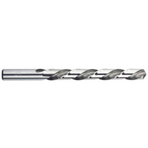 Morse Cutting Tools 12061 Jobber Drill, 1/2" Dia. x 1/2" Shank Dia. x 6" OAL x 4-1/2" Flute Length, 118 Degrees, Standard Flute, HSS, Uncoated, Series 1330L - 1018007