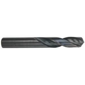 Morse Cutting Tools 14994 Screw Machine Drill, 29/64" Dia. x 0.4531" Shank Dia. x 3-9/16" OAL x 2-1/8" Flute Length, 135 Degrees, HSS, Black Oxide, Series 1398 - 1020485
