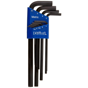 Eklind HEX L KEYS, 9-Piece, Long Arm 1.5mm to 10mm - 10609M