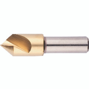 Morse Cutting Tools 25663 Countersink, 3/4" Dia. x 2-3/4" OAL x 1/2" Shank Dia., 1 FL, 82 Degrees, HSSCo, TiN, Series 1754 - 1038517