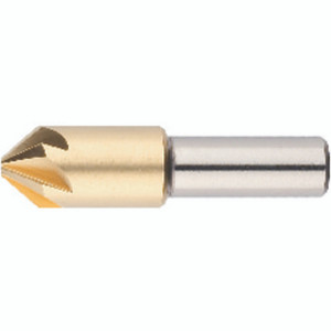 Morse Cutting Tools 25687 Countersink, 1/4" Dia. x 2" OAL x 1/4" Shank Dia., 6 FL, 82 Degrees, HSSCo, TiN, Series 1755 - 1038535