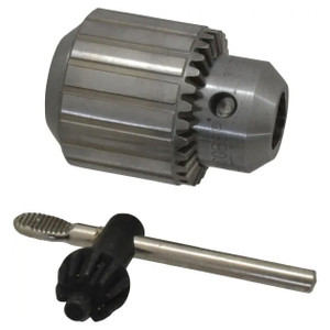 Jacobs Plain Bearing Keyed Drill Chuck #14445, JT33 Mount, K32 Key, 0.08 - 1/2" Range - 71-746-2