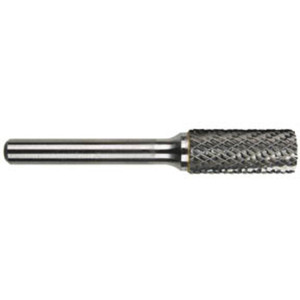Morse Cutting Tools 59721 Rotary File Bit - Carbide Burr, 1/2" Dia., 1/4" Shank Dia., 1" LOC, 2-1/2" OAL, Carbide, Cylindrical, No End Cut, Uncoated, Series 5970 - 1023250
