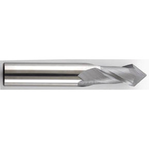 Morse Cutting Tools 95368 Drill/Mill, 5/8" Dia. x 1-1/4" LU x 1-1/4" LOC x 3-1/2" OAL x 5/8" Shank Dia., 2 FL, 60 Degrees, Carbide, AlTiN, Series 5989 - 1028685