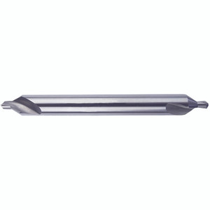 Morse Cutting Tools 81582 Combination Drill & Countersink, 1/8" Dia. x 6" OAL x 5/16" Shank Dia., 60 Degrees, HSS, Uncoated, Series 496 - 1073903