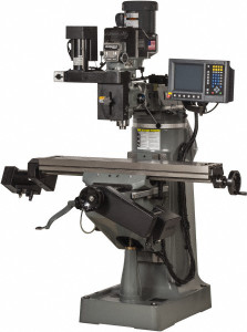 Bridgeport CNC Milling Machine: 9 x 49" Table, 3 Phase, Bridgeport Variable Speed Pulley Control, R8 Taper, 36" Longitudinal Travel, 12" Cross Travel, 3 hp 948BPT3AXMILPWR - 07116171