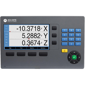 ACU-RITE Dro Counter: Grinding, Lathe & Milling Compatible, 3 Axes Color Display 1197250-01 - 36649689