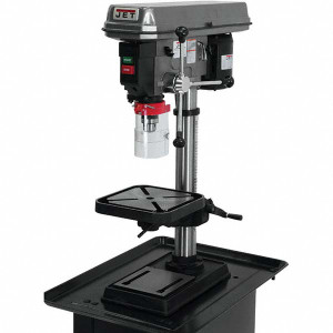 Jet Floor Drill Press: 15" Swing, 3/4 hp, 115V, 1 Phase, Belt 16 Speed, 3-1/8" Spindle Travel, 11-1/2" Table Length, 11-1/2" Table Width 354401 - 62112008