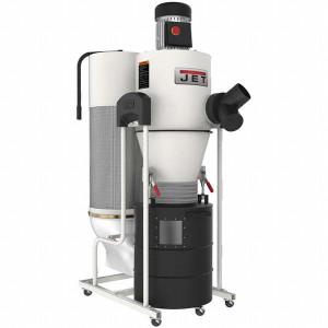 Jet 1µm, 115 Volt Portable Dust Collector 22" Long x 47" Deep x 67-9/16" High, 4" Connection Diam, 6,396' per min Air Flow 717515 - 35295419