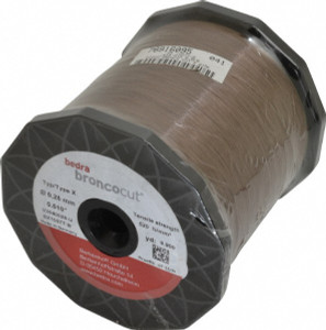 bedra Copper CuZn50 Coated, Half Hard Grade Electrical Discharge Machining (EDM) Wire 480 - 520 N per sq. mm Tensile Strength, Bronco Cut X Series BX 10077-B - 78916095