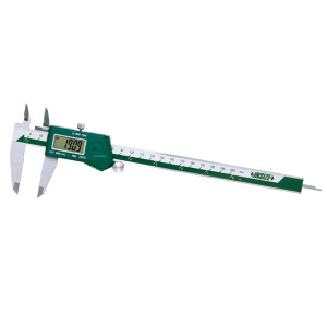 Insize Digital Caliper w/One Direction Upper Jaws with Same Height, 0-6"/0-150mm Range - 1184-150
