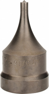 Cleveland Steel Tool 1-5/16 Inch Diameter Round Ironworker Punch 1-17/32 Inch Body Diameter, 1-11/16 Inch Head Diameter, 2-11/16 Inch Overall Length 22842 - 83736843
