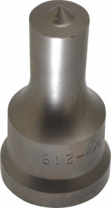 Cleveland Steel Tool 5/8 Inch Diameter Round Ironworker Punch 1-1/16 Inch Body Diameter, 1-7/32 Inch Head Diameter, 2-1/8 Inch Overall Length 21920 - 83735670