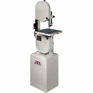 Jet Vertical Bandsaw: 13-1/2" Throat Capacity, 6" Height Capacity 1 Phase, 115 & 230V, 1 hp, 15" Table Length, 15" Table Width 708115K - 86736220
