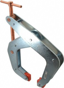 Kant Twist #421-8, Steel Clamp w/ Polyurethane Jaws (6" Max Opening) - 98-139-9
