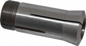 Lyndex-Nikken 5C Collet: 57/64", Round 0.0011" TIR, 1.041-24 Internal Thread, 1.238-20 External Thread, Steel 500-057 - 79782447