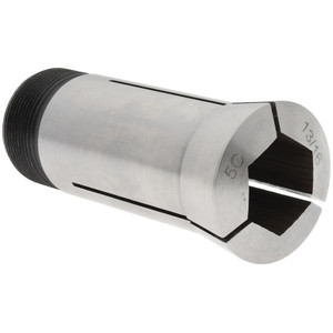 Value Collection 5C Steel Collet: 13/16", Hex 0.00472" TIR, 1.041-24 Internal Thread, 1.242-20 External Thread, Steel 530-4352 - 35506062