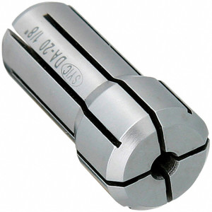 Techniks Double Angle Collet: DA300 Collet, 1/4" 1" OAL 01630-1/4 - 71279509