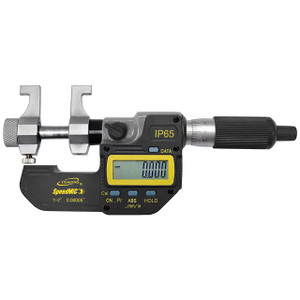 iGaging Quick Action SpeedMic Inside Digital Micrometer, 1-2" Range, 0.00005"/0.001mm, Wireless Charging, Micro USB Data Output Port, IP65 Protective Rating against Dust & Fluid - 35-070-EI50
