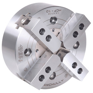 Samchully HCF Series 4-Jaw, Closed-Center Power Chuck, 8 in Size - HCF-08V1