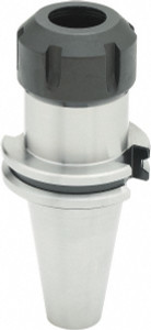 Parlec Collet Chuck: 1 to 13 mm Capacity, ER Collet, Taper Shank 4" Projection, 0.0002" TIR, Through Coolant C40-20ERF400 - 43910744