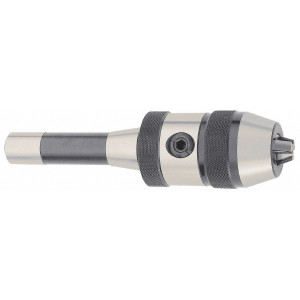 Accupro Drill Chuck: 1/32 to 1/2" Capacity, Integral Shank Mount, R8 Keyed, Hex 1/4 Key, Taper Shank, 54 mm Sleeve Dia HX01308500MSC - 08401853
