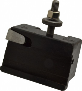Aloris Lathe Tool Post Holder: Series BXA, Number 71, Cut-Off & Grooving Holder 10 to 15" Lathe Swing, 2" OAH BXA71 - 09061110