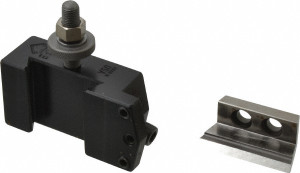 Aloris Lathe Tool Post Holder: Series BXA, Number 8, Threading Tool Holder 10 to 15" Lathe Swing, 1-3/4" OAH BXA-8 - 09060765