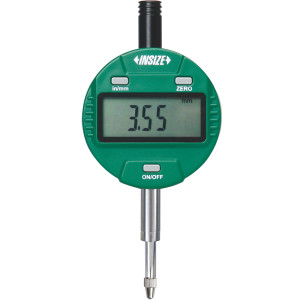 Insize Digital Indicator - Standard Type Lug Back, .5"/12.7mm Range - 2112-101E