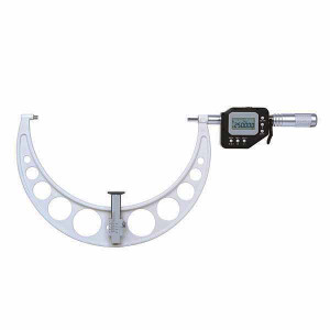 Insize Digital Micrometer/Snap Gage - With Data Interface, 5-6"/125-150mm Range - 3351-150