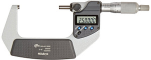 Mitutoyo Coolant Proof Micrometer, Range 2-3" w/ Ratchet Stop - 293-342