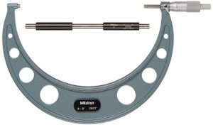 Mitutoyo Outside Micrometer, Manual 8-9" Ratchet Stop - 103-223