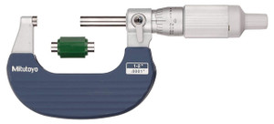 Mitutoyo Ratchet Thimble Micrometer, 1-2" - 102-718