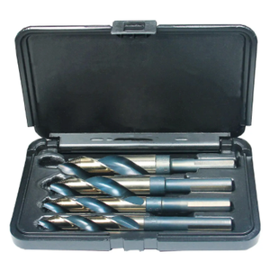 Viking Vortex Point Silver & Deming Drill 4 Piece Set, 9/16" to 1" Sizes
