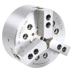 Samchully MH Series 3-Jaw Mega-Bore Open-Center Power Lathe Chuck, 12 in Size - MH-212