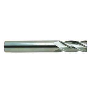 YG-1 Solid Carbide, TiCN Coated 4 Flute Finishing End Mill, 1" Size, 1" Shank Diameter, 1-1/2" Length of Cut, 4" Overall Length