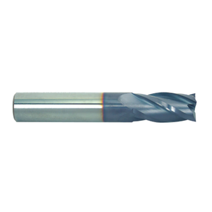 YG-1 Solid Carbide, TiAlN Futura Coated 4 Flute Finishing End Mill, 7/32" Size, 1/4" Shank Diameter, 5/8" Length of Cut, 2-1/2" Overall Length