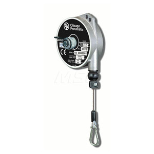 Chicago Pneumatic Tool Balancer: 17.6 lb Max Load, 6.5' Cable Length Lockable, Tension Adjustment, Stainless Steel Cable, Aluminum Housing 8941099230 - 53770616