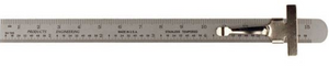 PEC Pocket Steel Rules 6", 32nds-64ths Decimal Equivalent Chart on Back 7203-C06 - PS-725