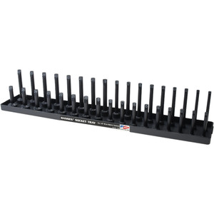 Made in USA 34 Piece Capacity Deep & Shallow Metric Socket Tray 1/2" Drive, Gray 1202 - 81110264