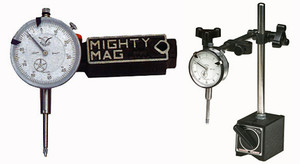 Precise A.G.D. Indicator And On-Off Magnetic Base With Fine Adjustment