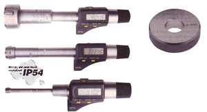 Precise IP54 Electronic Three-Point Internal Micrometer Set, 0.8 - 2.0" - 303-332