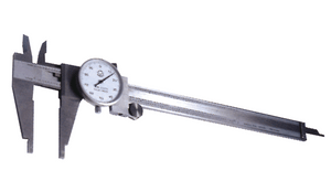 Precise Heavy Duty Dial Caliper With Cross Jaws, 0-12" - 410-242