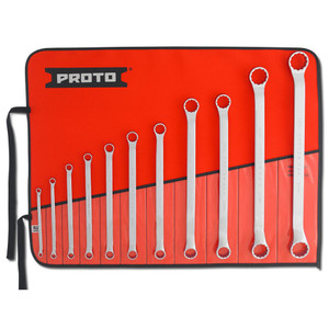 Proto Box End Wrench Set: 11 Pc, Metric Polished Finish J1100S-M - 67339721