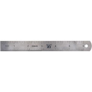 SPI Measuring Rule Set, Stainless Steel, 6 in Range, Overall Length: 175 mm, Graduation: 0.5 mm, Magnetic: No MS250723003-70 - 45708633