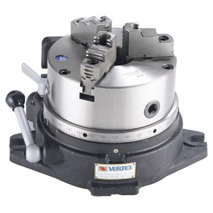 Vertex 8" Simple Indexing Spacer With 3-Jaw Chuck & Masking Plates - 3900-2322