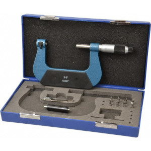 Precise Interchangeable Anvil Thread Micrometer 3-4" - TMI-004