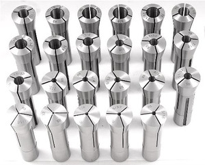 Precise 23 piece R8 collet set (1/16-3/4" by 32nds) with Free Rack - 008-022