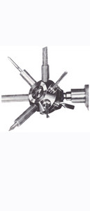 Precise Revolving Tailstock Turret , 5" Diameter of Turret, 1" Straight Shank - REV-004